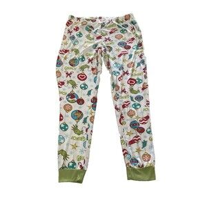 Dr Seuss The Grinch Christmas Pajama Pants Women’s Size L 12/14 Jogger Lounge